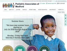 Tablet Screenshot of medfordpedi.com